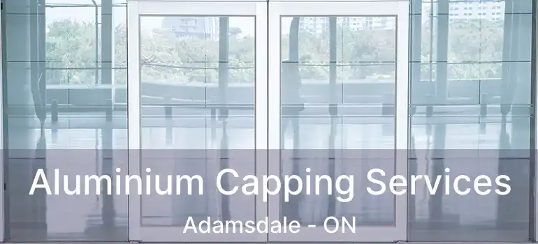  Aluminium Capping Services Adamsdale - ON