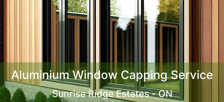  Aluminium Window Capping Service Sunrise Ridge Estates - ON