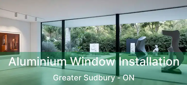  Aluminium Window Installation Greater Sudbury - ON