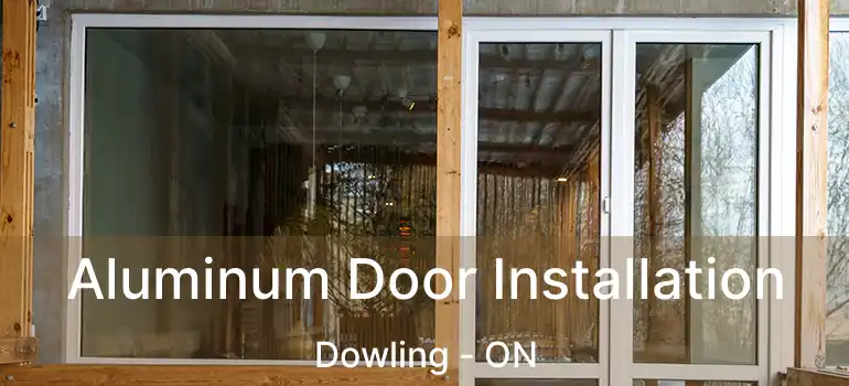  Aluminum Door Installation Dowling - ON