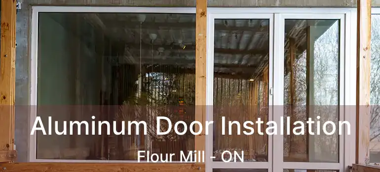  Aluminum Door Installation Flour Mill - ON