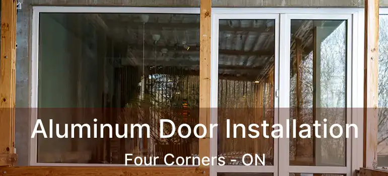  Aluminum Door Installation Four Corners - ON