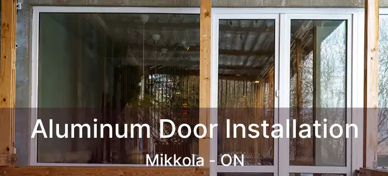  Aluminum Door Installation Mikkola - ON