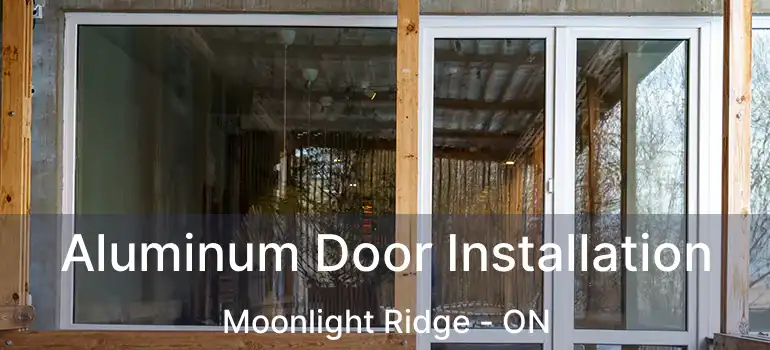  Aluminum Door Installation Moonlight Ridge - ON