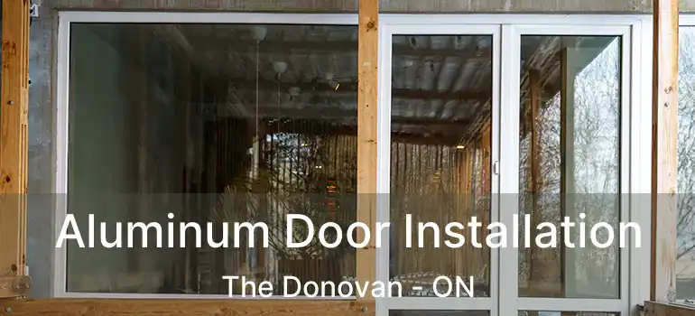  Aluminum Door Installation The Donovan - ON