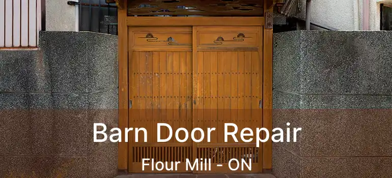  Barn Door Repair Flour Mill - ON