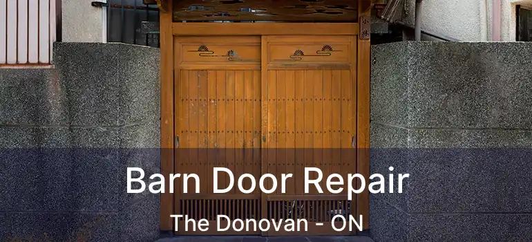  Barn Door Repair The Donovan - ON