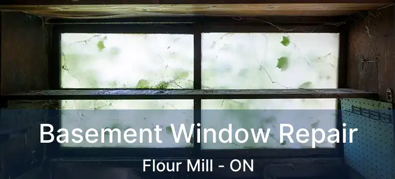  Basement Window Repair Flour Mill - ON