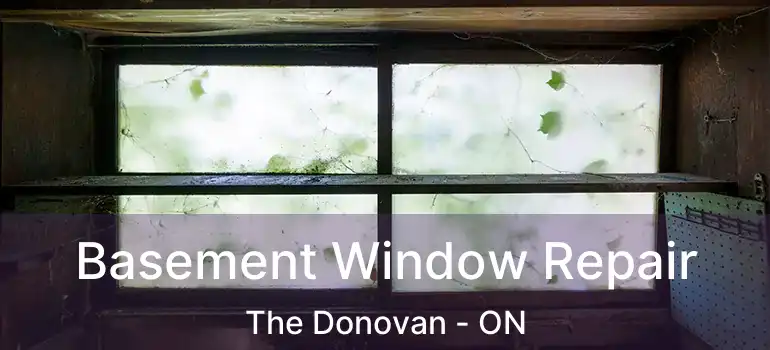  Basement Window Repair The Donovan - ON