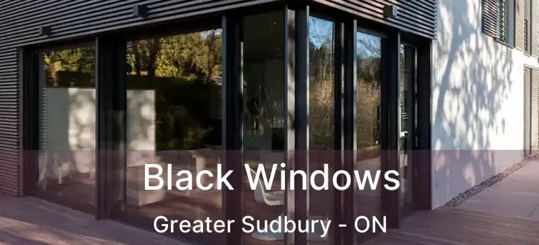  Black Windows Greater Sudbury - ON