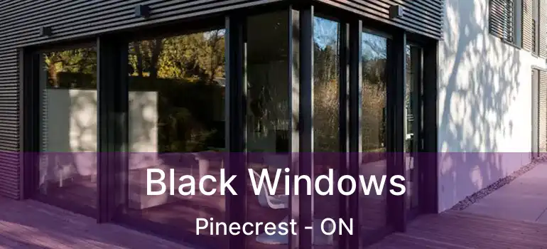  Black Windows Pinecrest - ON