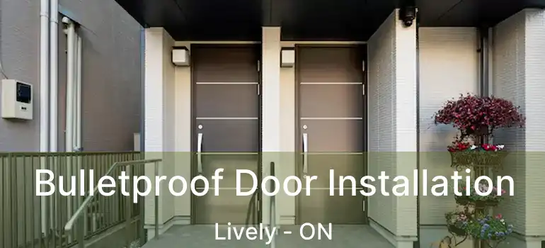  Bulletproof Door Installation Lively - ON