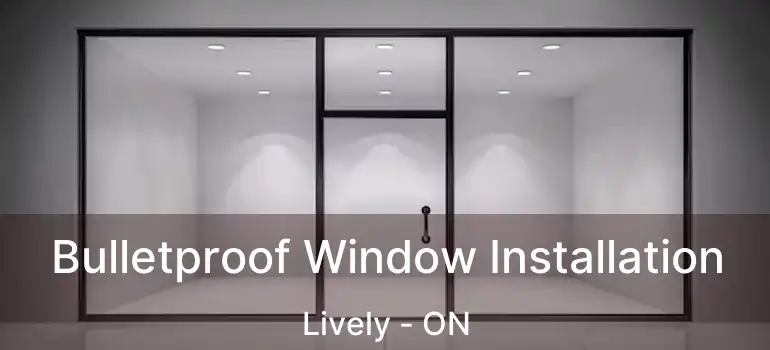  Bulletproof Window Installation Lively - ON