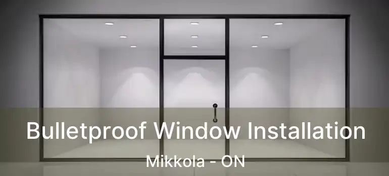  Bulletproof Window Installation Mikkola - ON