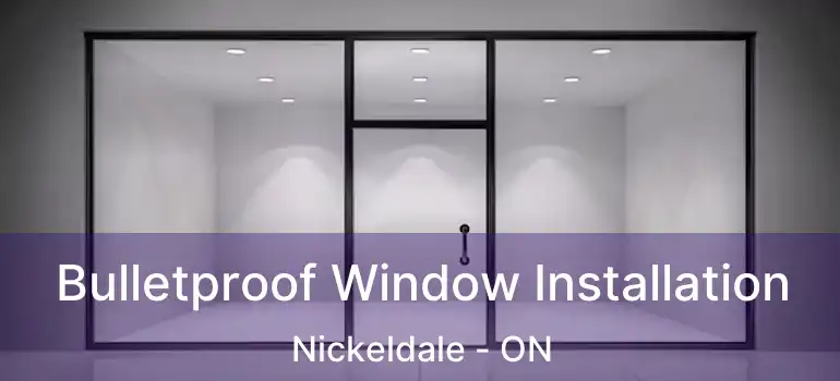  Bulletproof Window Installation Nickeldale - ON