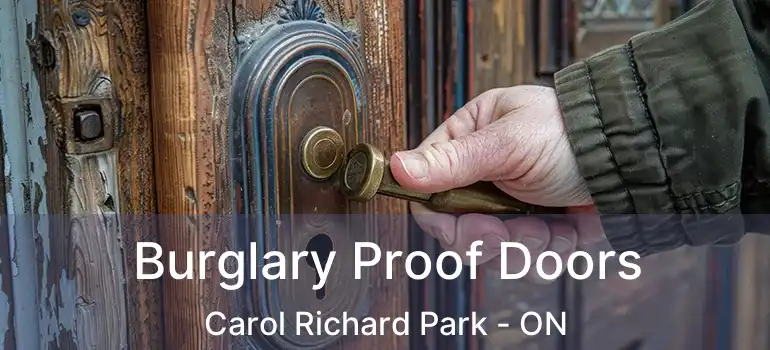  Burglary Proof Doors Carol Richard Park - ON