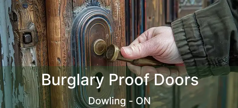  Burglary Proof Doors Dowling - ON