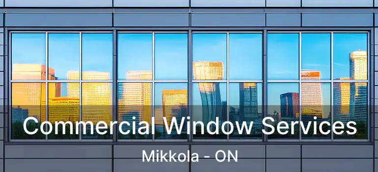  Commercial Window Services Mikkola - ON