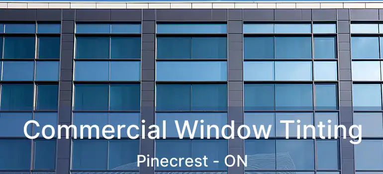  Commercial Window Tinting Pinecrest - ON