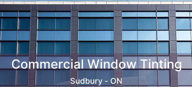  Commercial Window Tinting Sudbury - ON