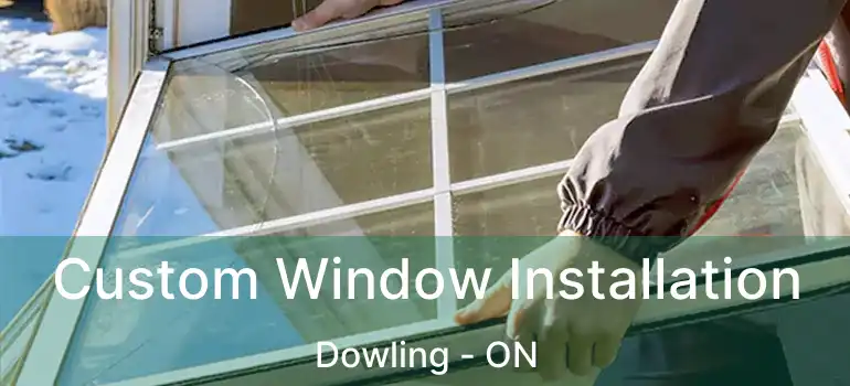  Custom Window Installation Dowling - ON