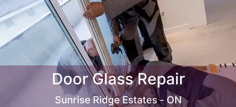  Door Glass Repair Sunrise Ridge Estates - ON