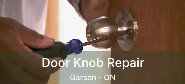 Door Knob Repair Garson - ON