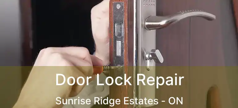  Door Lock Repair Sunrise Ridge Estates - ON