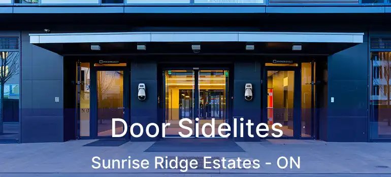  Door Sidelites Sunrise Ridge Estates - ON
