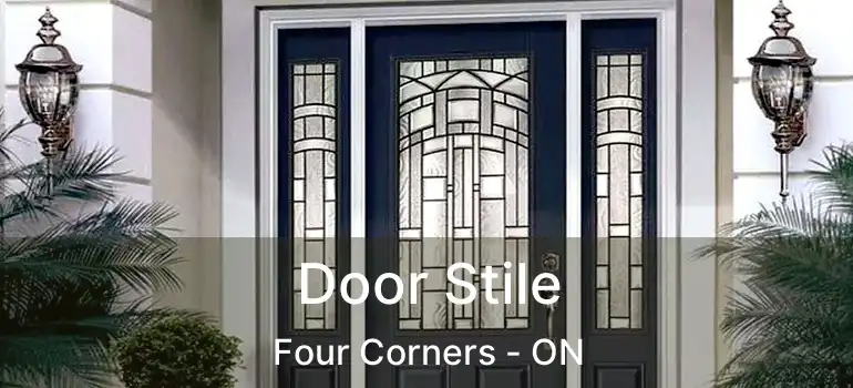  Door Stile Four Corners - ON