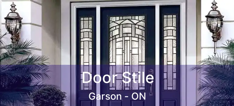  Door Stile Garson - ON