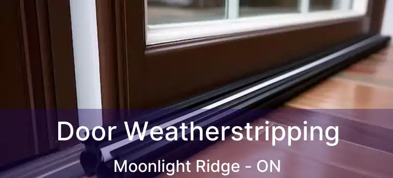  Door Weatherstripping Moonlight Ridge - ON