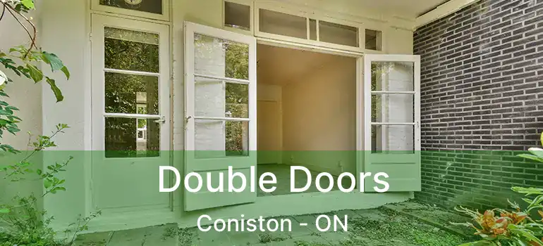  Double Doors Coniston - ON