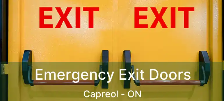  Emergency Exit Doors Capreol - ON