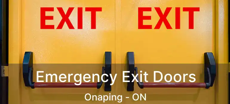  Emergency Exit Doors Onaping - ON