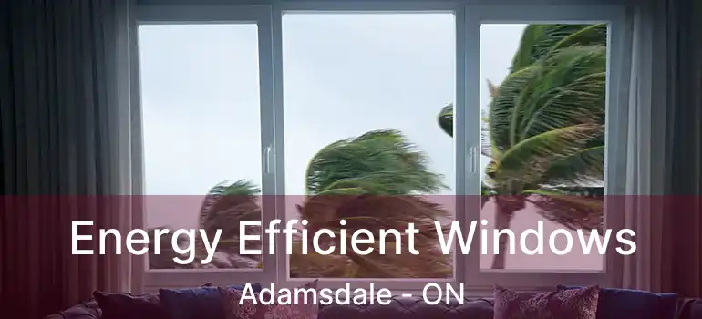  Energy Efficient Windows Adamsdale - ON