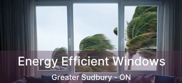  Energy Efficient Windows Greater Sudbury - ON