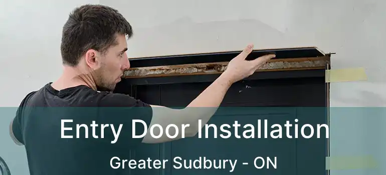  Entry Door Installation Greater Sudbury - ON