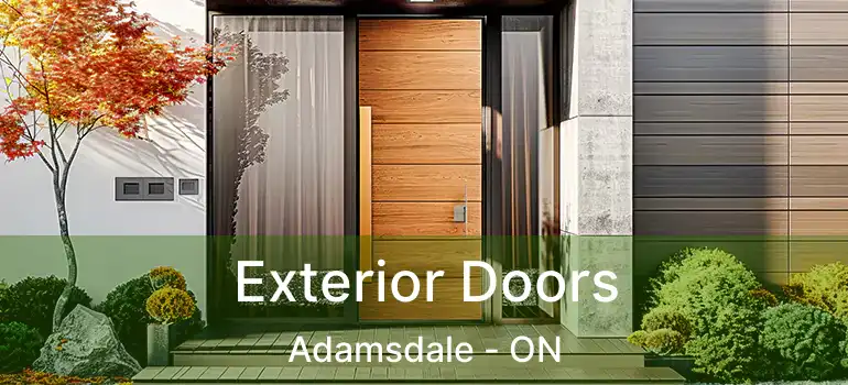  Exterior Doors Adamsdale - ON