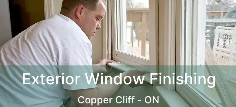  Exterior Window Finishing Copper Cliff - ON