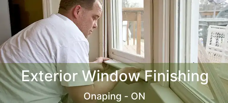  Exterior Window Finishing Onaping - ON