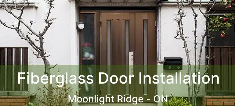  Fiberglass Door Installation Moonlight Ridge - ON
