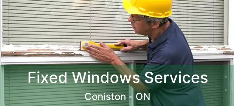  Fixed Windows Services Coniston - ON