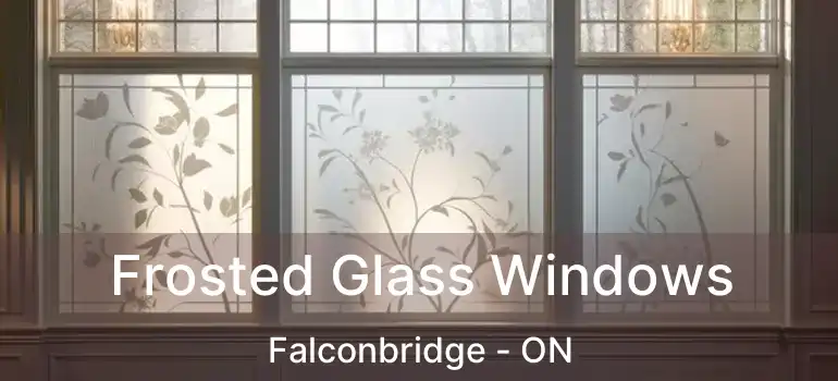  Frosted Glass Windows Falconbridge - ON