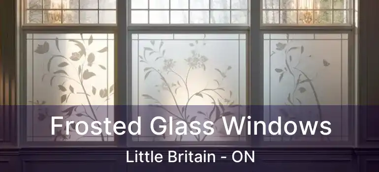  Frosted Glass Windows Little Britain - ON