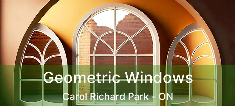  Geometric Windows Carol Richard Park - ON