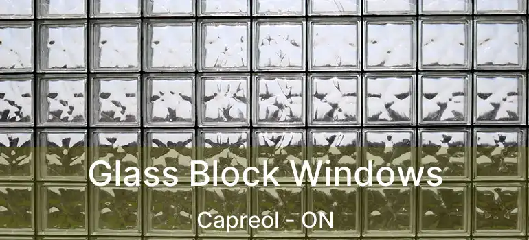  Glass Block Windows Capreol - ON