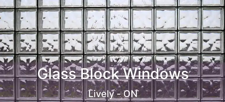  Glass Block Windows Lively - ON