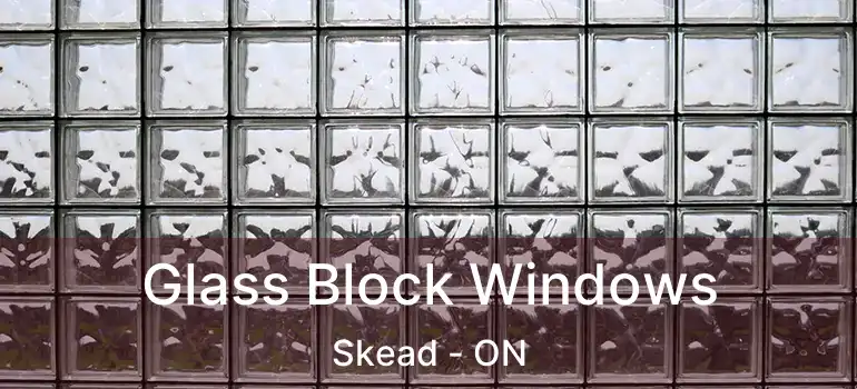  Glass Block Windows Skead - ON