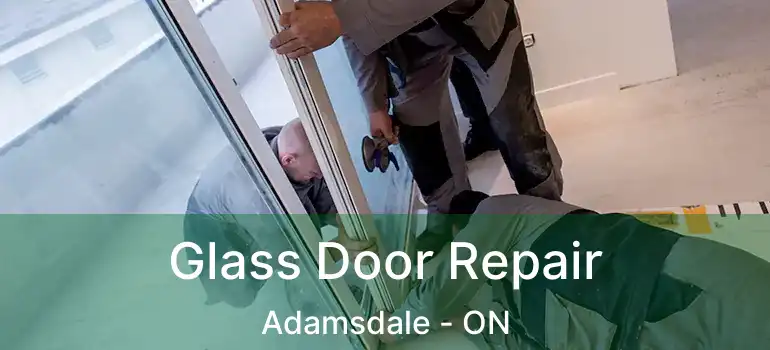  Glass Door Repair Adamsdale - ON